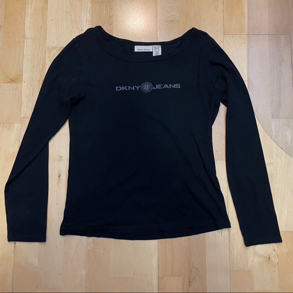 DKNY Jeans Black Long Sleeve Shirt